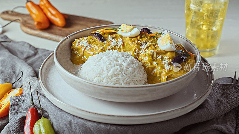 秘鲁炖鸡(Aji de Gallina)